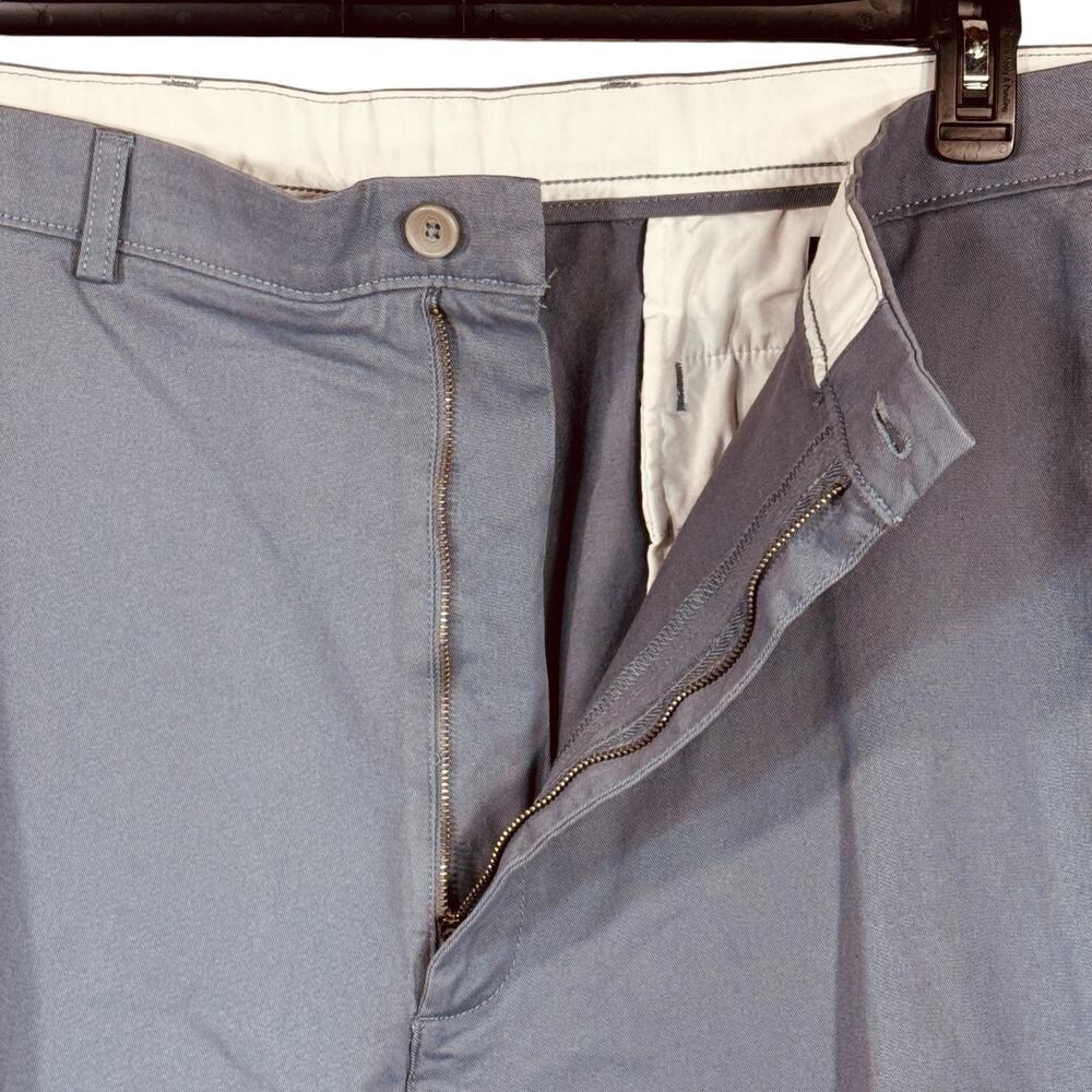 Roundtree & Yorke SZ 50 Casual Mens Chino Shorts Classic Fit Flat Front Stretch - Picture 3 of 6